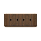 4-Door Walnut Fluted Sideboard | OROA