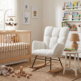 Upholstered Glider Nursery Chair | OROA Kids