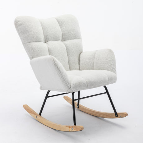 Upholstered Glider Nursery Chair | OROA Kids