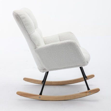 Upholstered Glider Nursery Chair | OROA Kids
