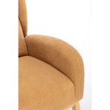 Upholstered Wooden Legs Rocking Chair | OROA