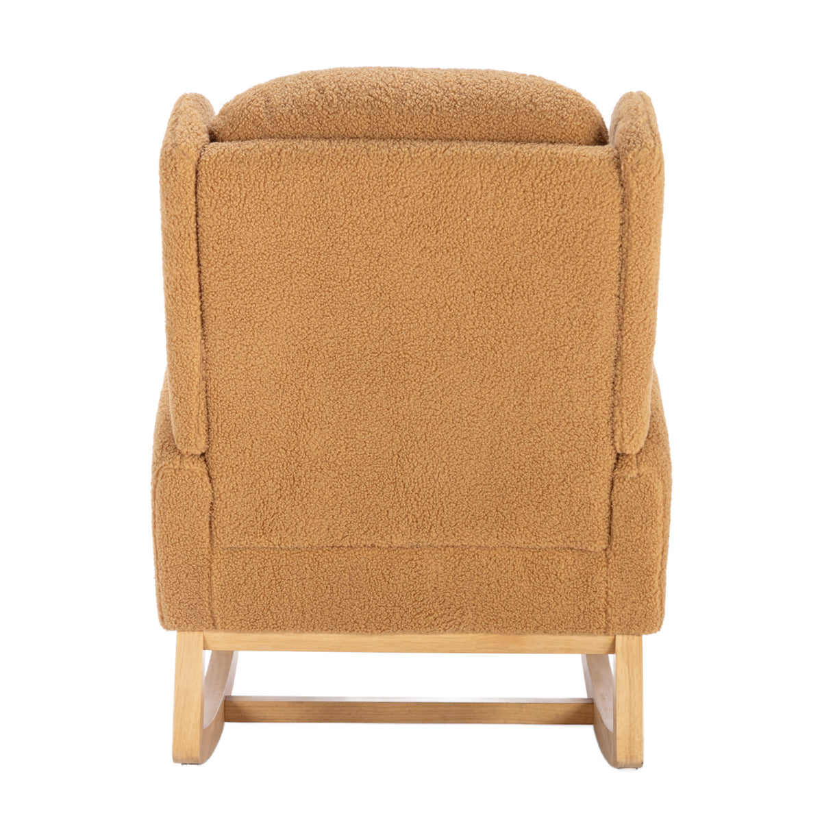 Upholstered Wooden Legs Rocking Chair | OROA