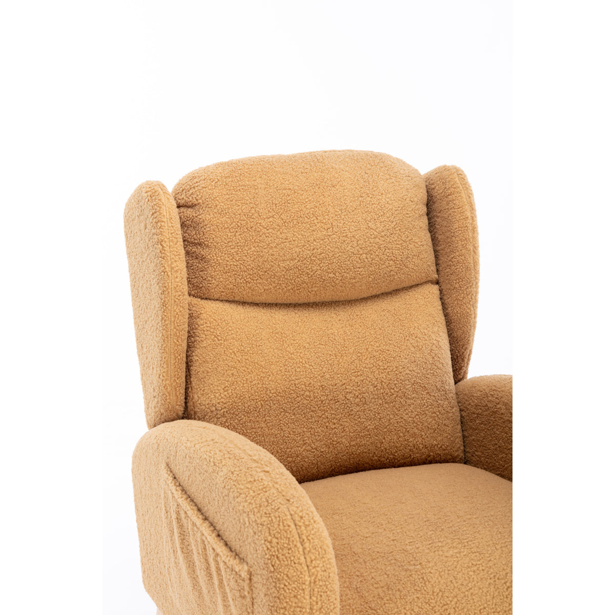 Upholstered Wooden Legs Rocking Chair | OROA