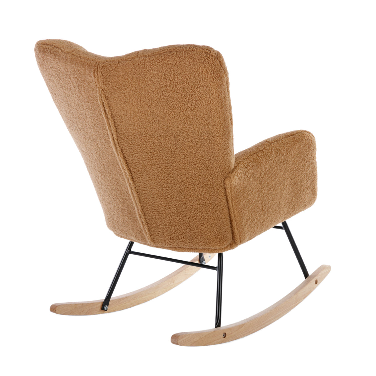 Teddy Fabric Rocking Nursery Chair | OROA Kids