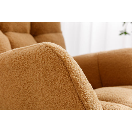 Teddy Fabric Rocking Nursery Chair | OROA Kids