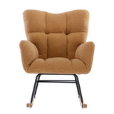 Teddy Fabric Rocking Nursery Chair | OROA Kids