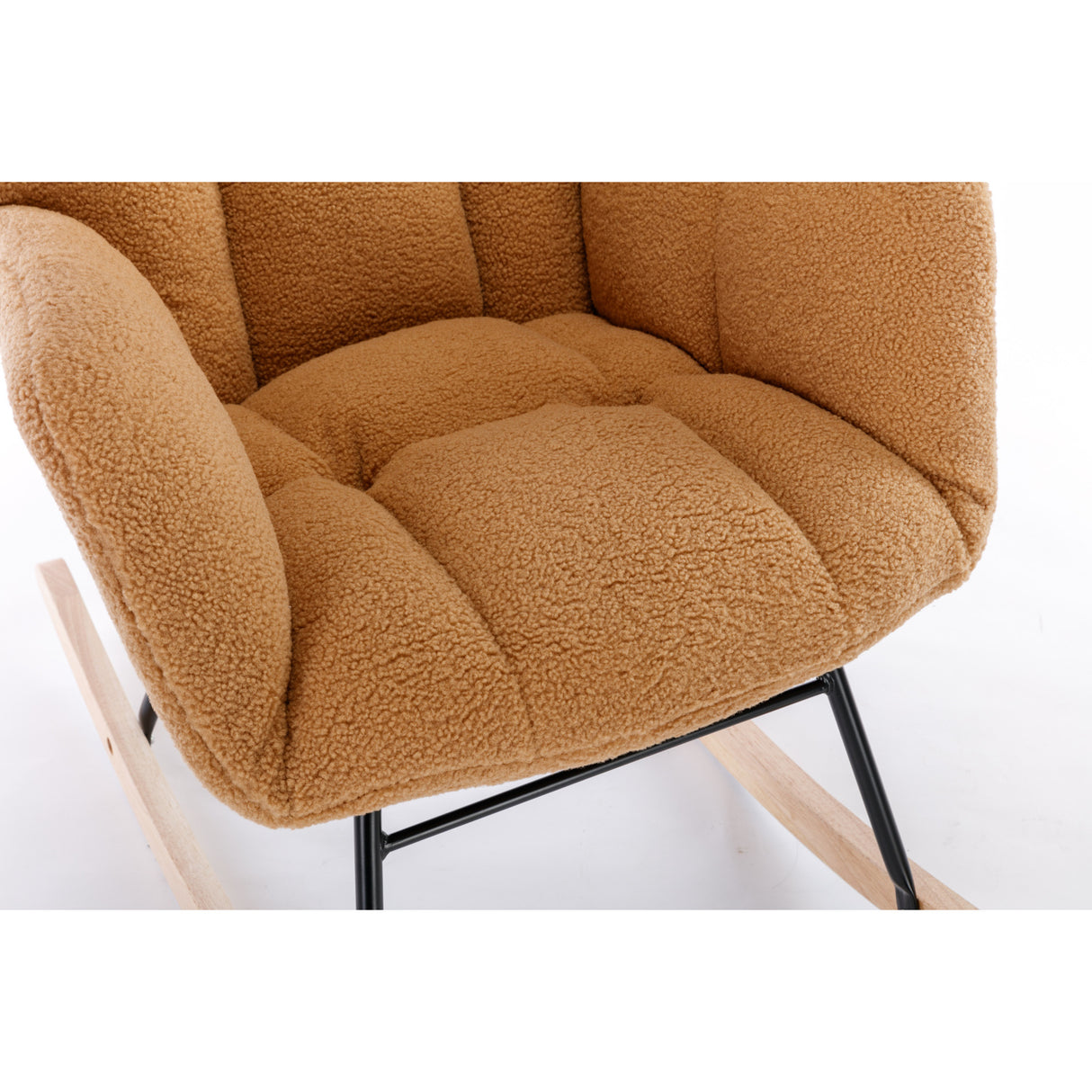 Teddy Fabric Rocking Nursery Chair | OROA Kids