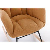 Teddy Fabric Rocking Nursery Chair | OROA Kids