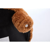Fur Fabric Armless Curved Back Accent Chair | OROA Kids