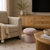 Mushroom Upholstered Footstool | OROA