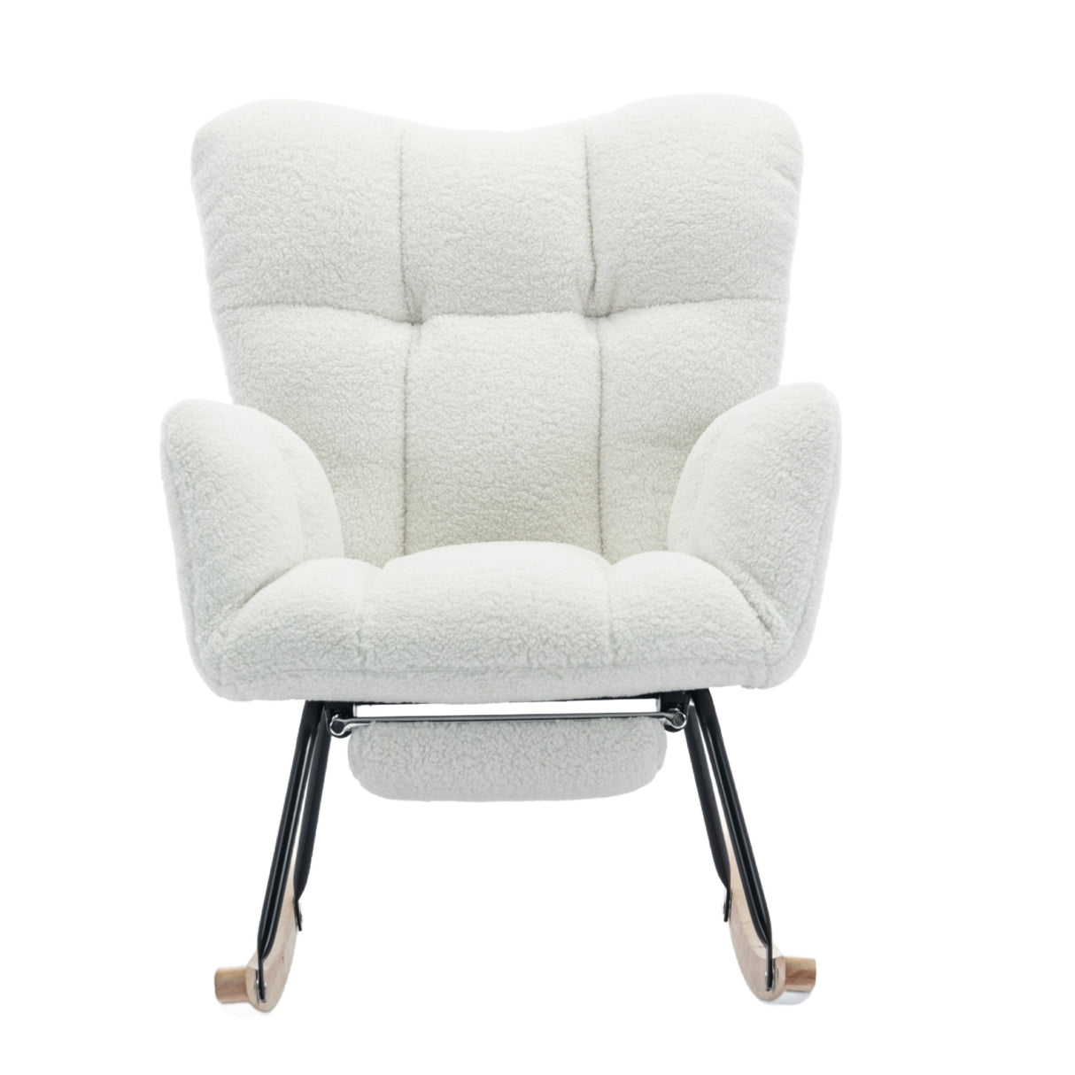 Tufted Rocking Chair with Adjustable Footstool | OROA Kids