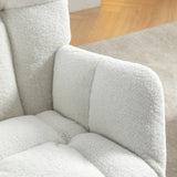 Tufted Rocking Chair with Adjustable Footstool | OROA Kids
