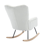 Tufted Rocking Chair with Adjustable Footstool | OROA Kids
