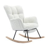 Tufted Rocking Chair with Adjustable Footstool | OROA Kids