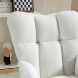 Tufted Rocking Chair with Adjustable Footstool | OROA Kids
