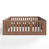 Natural Wood Floor Bed with Fence | OROA Kids