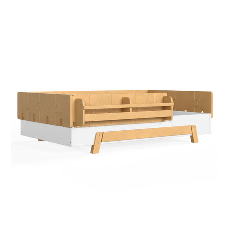 Solid Wood Montessori Twin Bed and Bookshelves | OROA Kids