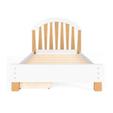 White Twin Platform Bed with Storage | OROA Kids