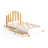White Twin Platform Bed with Storage | OROA Kids
