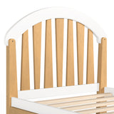 White Twin Platform Bed with Storage | OROA Kids