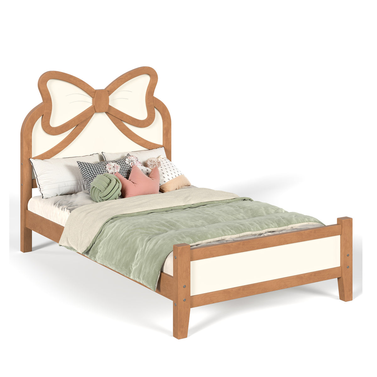 Wooden Platform Twin Bed | OROA Kids