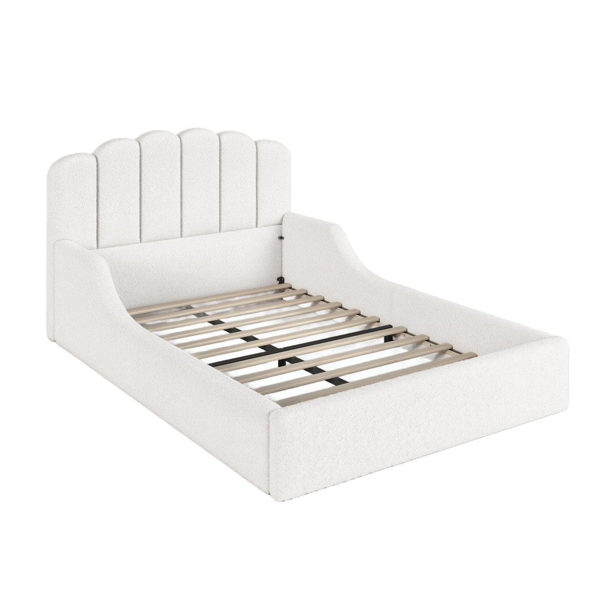 Modern European furniture - Teddy Fabric Upholstered Full Bed - www.oroa.com