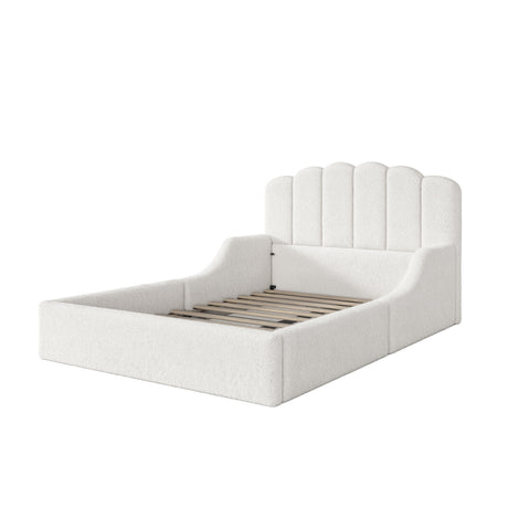 Modern European furniture - Teddy Fabric Upholstered Full Bed - www.oroa.com