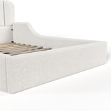 Modern European furniture - Teddy Fabric Upholstered Full Bed - www.oroa.com