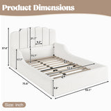 Modern European furniture - Teddy Fabric Upholstered Full Bed - www.oroa.com