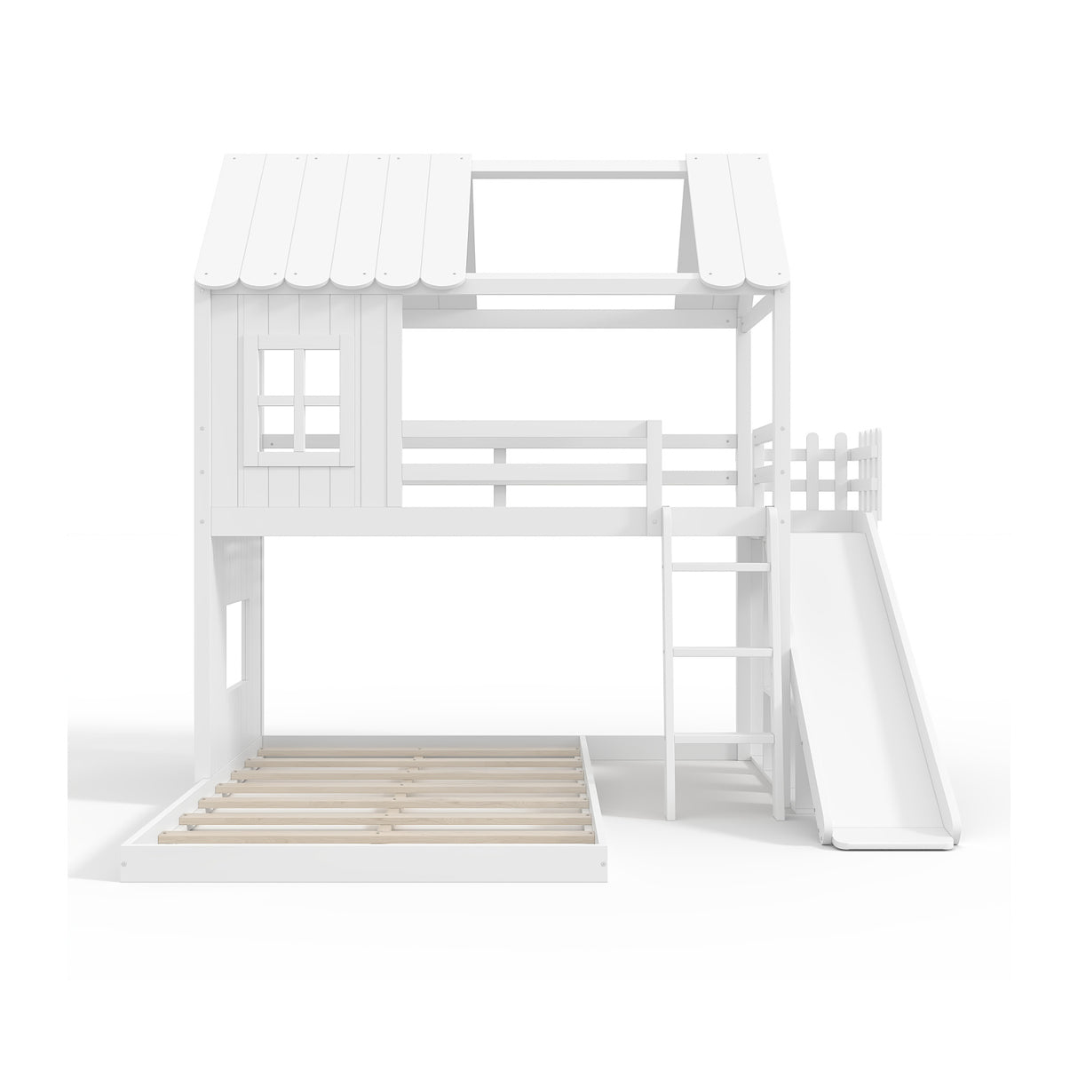 Twin Full House Bunk Bed | OROA Kids