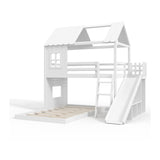 Twin Full House Bunk Bed | OROA Kids