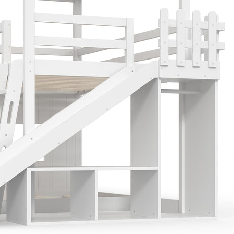 Twin Full House Bunk Bed | OROA Kids