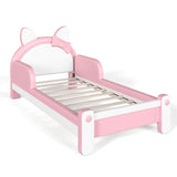 Pink & White Twin Cat Shaped Bed | OROA Kids