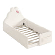 Twin Soft Padded Upholstered Kids Floor Bed - OROA Kids - view 1