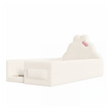 Twin Soft Padded Upholstered Kids Floor Bed - OROA Kids - view 5