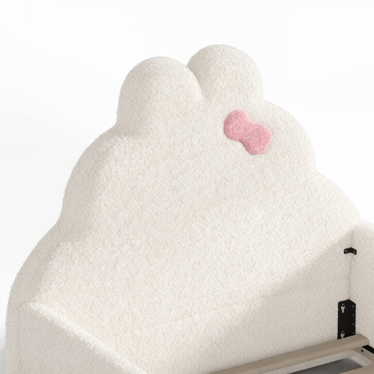 Twin Soft Padded Upholstered Kids Floor Bed - OROA Kids - view 8