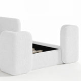 Twin House-Shaped Upholstered Kids Floor Bed | OROA Kids