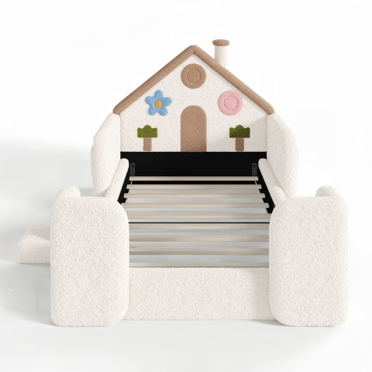 Upholstered Floor Twin Bed | OROA Kids