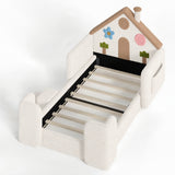 Upholstered Floor Twin Bed | OROA Kids
