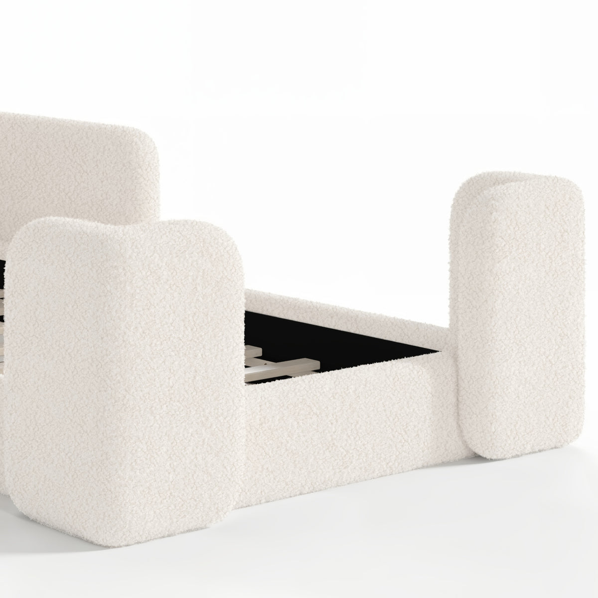 Upholstered Floor Twin Bed | OROA Kids