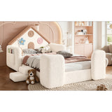 Upholstered Floor Twin Bed | OROA Kids