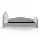 Upholstered Gray Kids Floor bed | OROA Kids