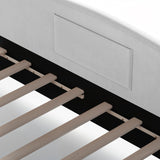 Upholstered Gray Kids Floor bed | OROA Kids