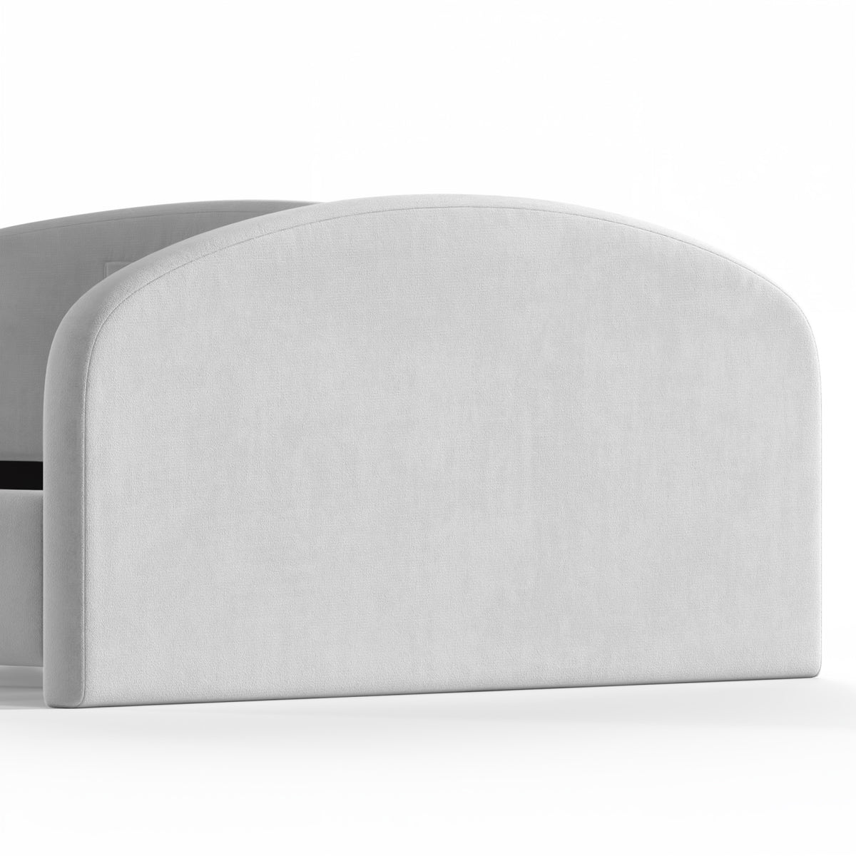 Upholstered Gray Kids Floor bed | OROA Kids