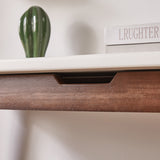 Solid Hardwood Student Study Desk with Storage | OROA
