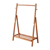 Modern European furniture -Heavy‑Duty Wood Clothes Rack -www.oroa.com