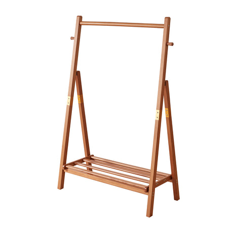 Modern European furniture -Heavy‑Duty Wood Clothes Rack -www.oroa.com
