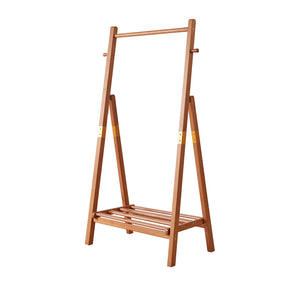 Modern European furniture -Heavy‑Duty Wood Clothes Rack -www.oroa.com