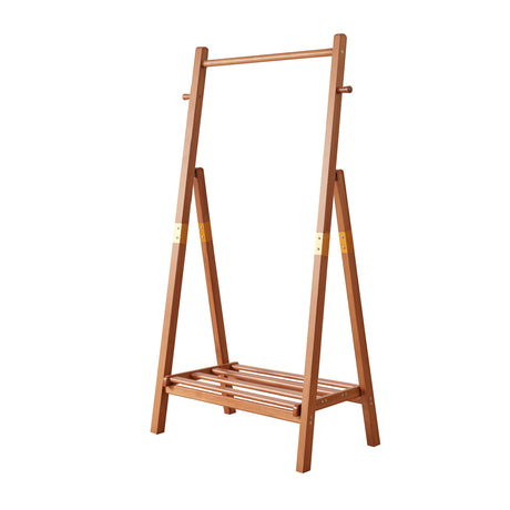 Modern European furniture -Heavy‑Duty Wood Clothes Rack -www.oroa.com