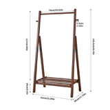 Modern European furniture - Pine Wood Clothes Rack - www.oroa.com